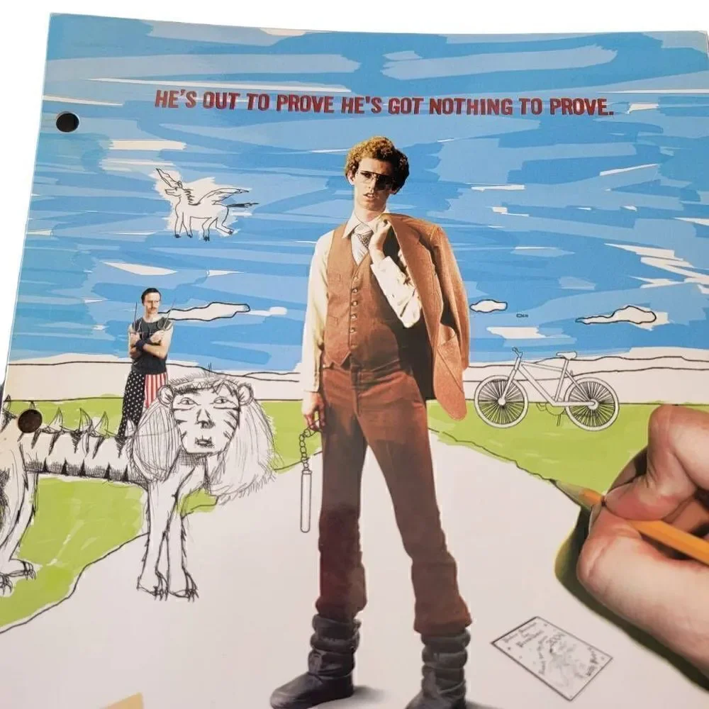 Napoleon Dinomite Folder School 2005 Liger Geeky Class President Y2K Innovative